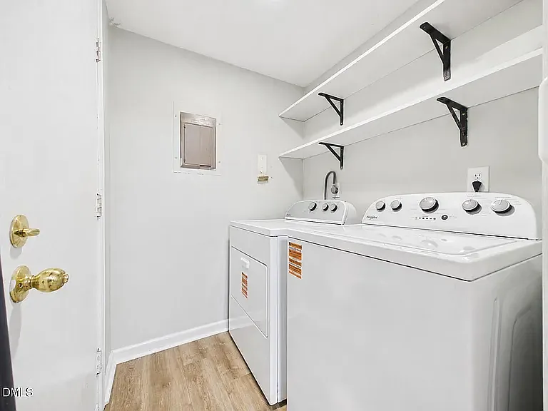 In-unit washer and dryer.
