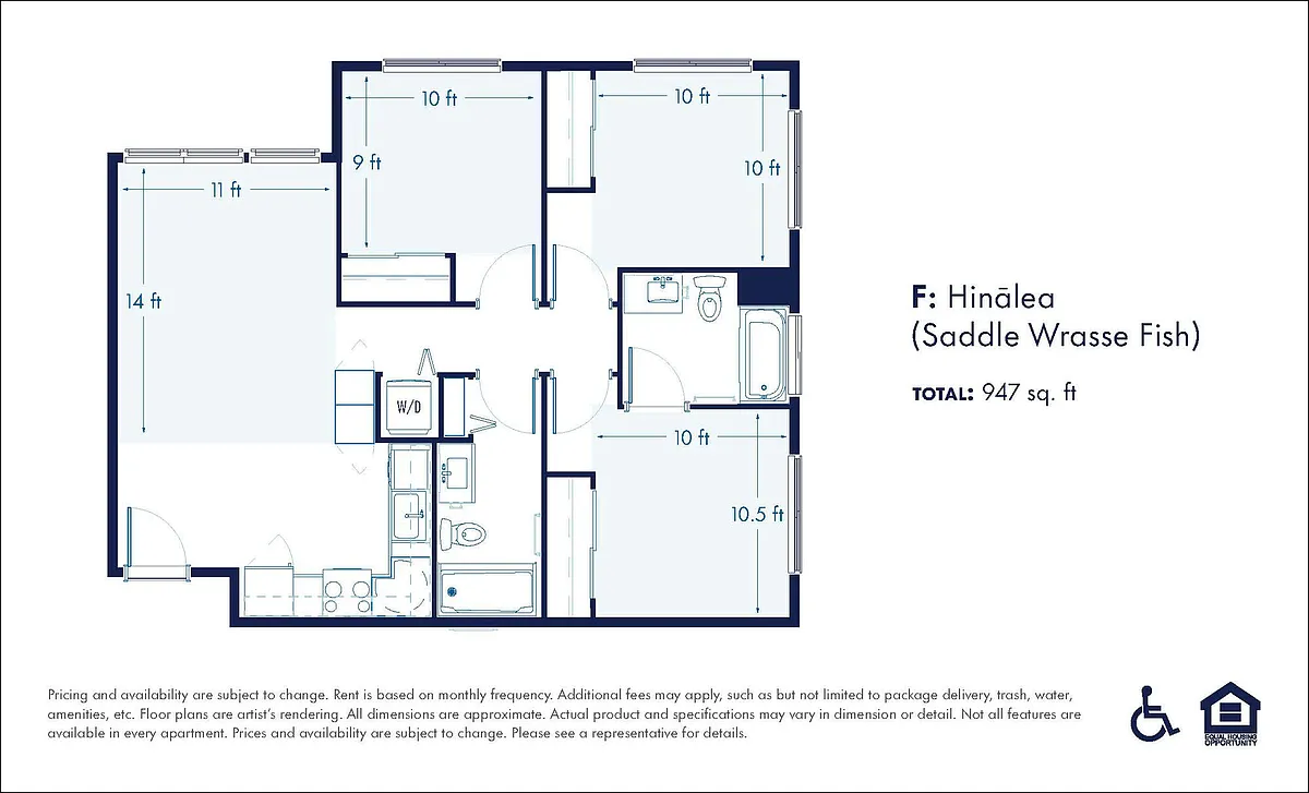 Floor plan Hinalea