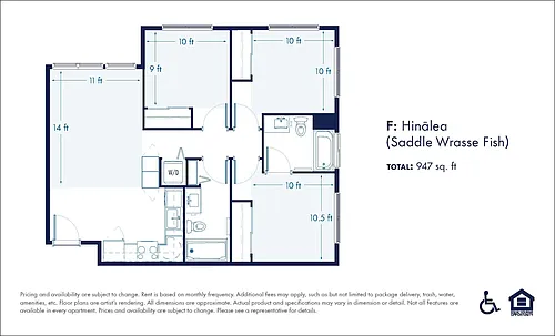 Floor plan Hinalea