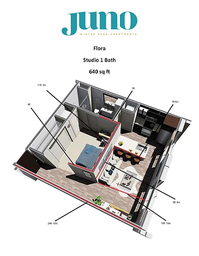 Floor plan Flora