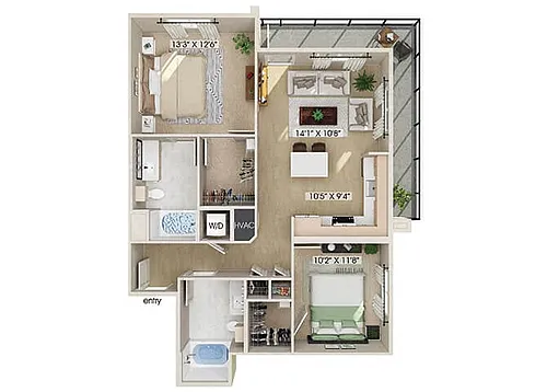 Floor plan B2