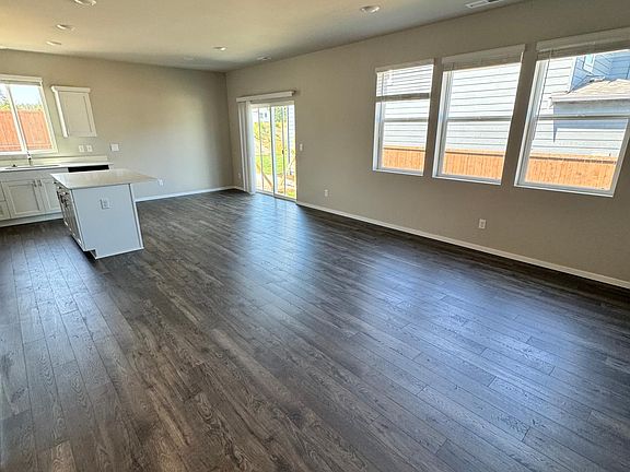 Family room with open concept floor-plan