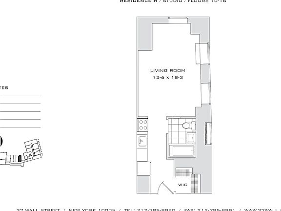 2nd image of 37 Wall St APT 14H