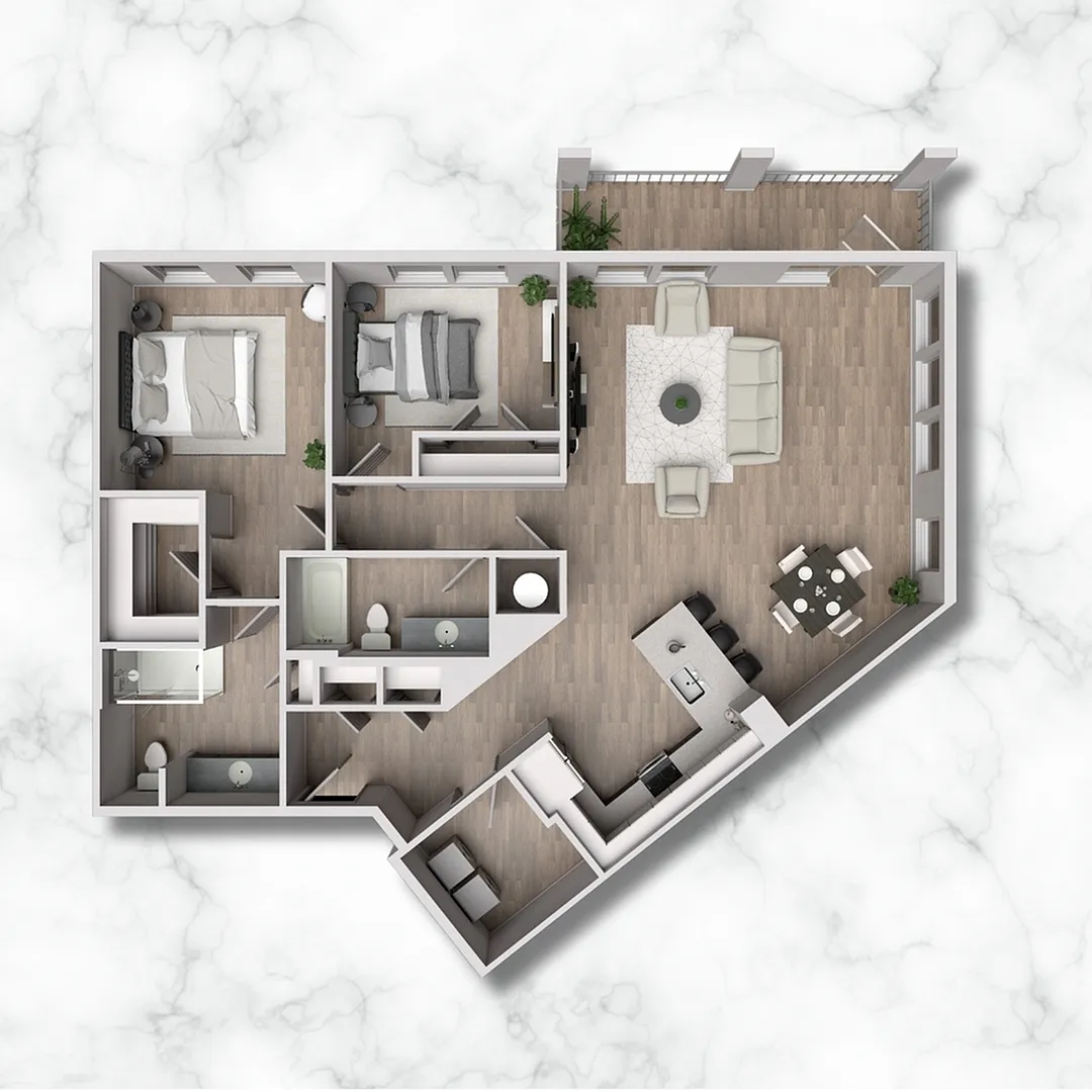 Floor plan 2CX