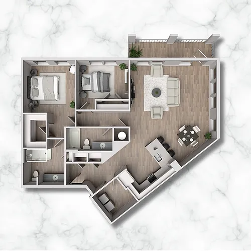 Floor plan 2CX