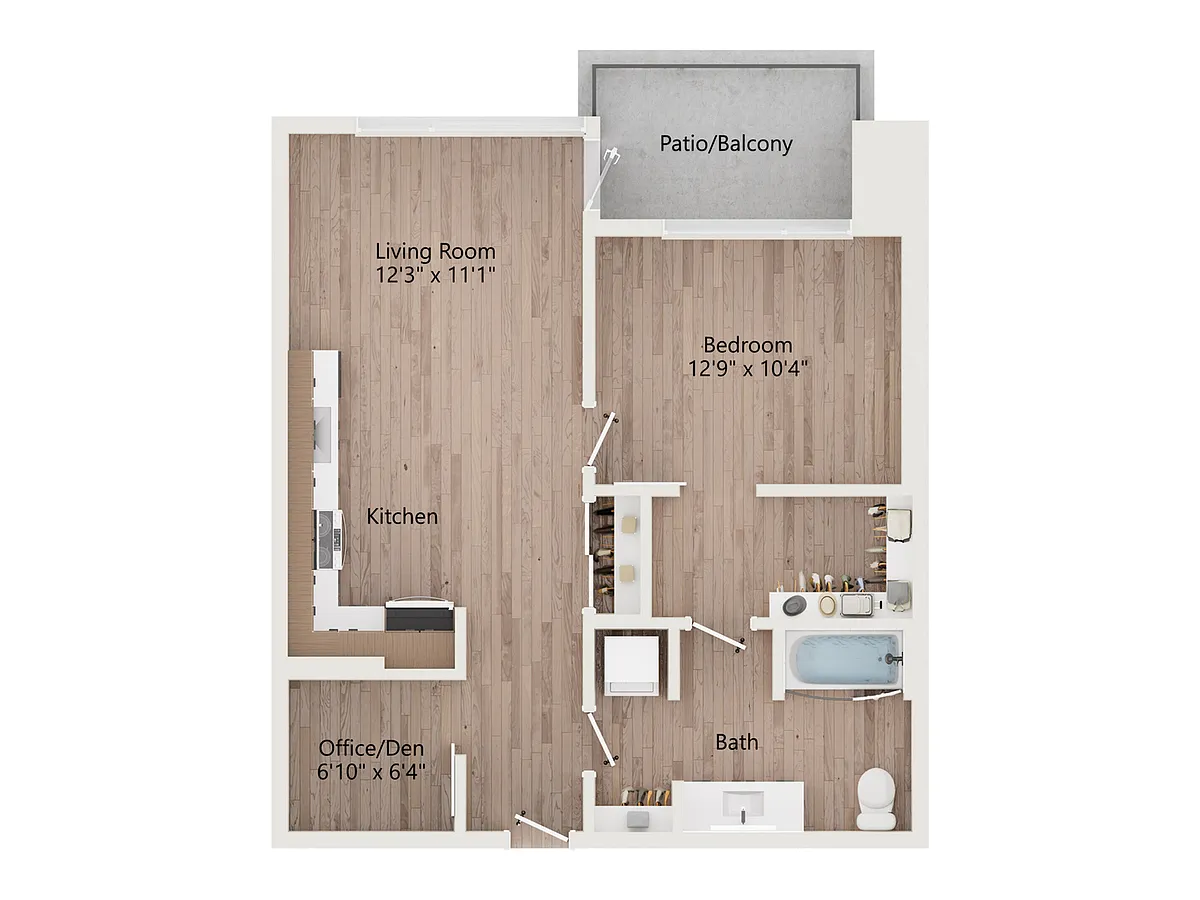 Floor plan A6-D