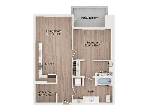 Floor plan A6-D