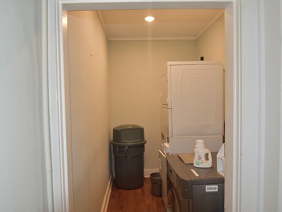 Onsite laundry on first floor