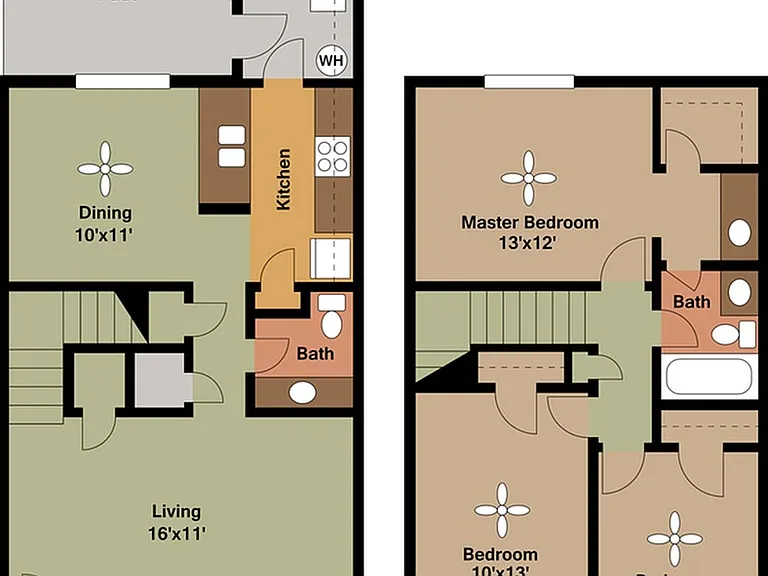 3 bd Sullivan floor plan 3 bd Sullivan floor plan