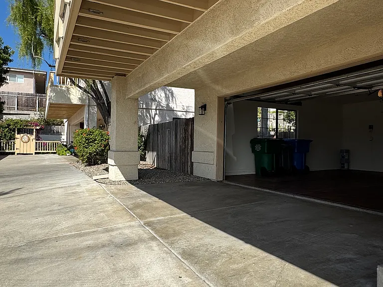 View of Driveway into Garage