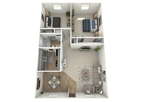 Floor plan Kiawah (80% Essential Living)