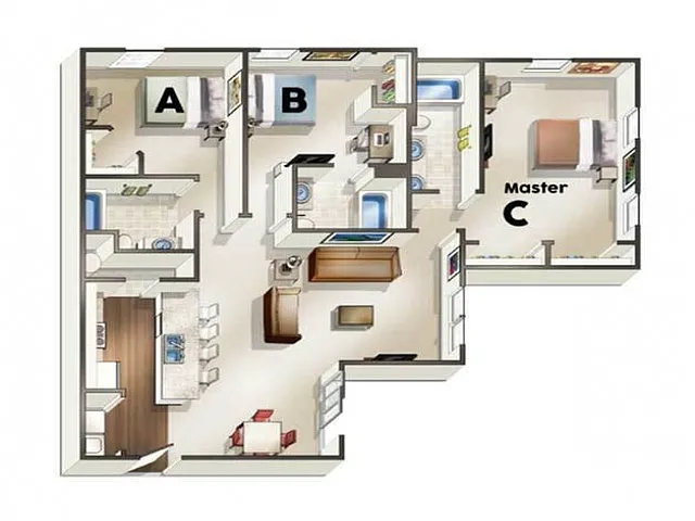 Floor plan C3 Floor Plan (Orleans)