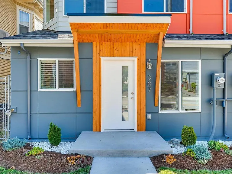 front door from street