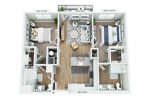 Floor plan B1 - Venice