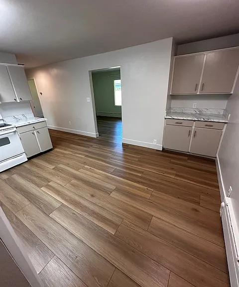 View of "coffee" bar from kitchen