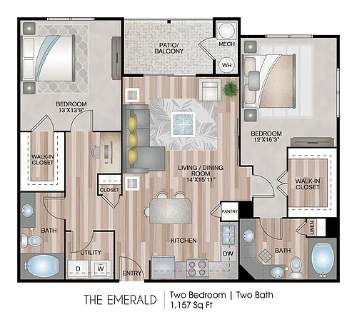 Floor plan The Emerald