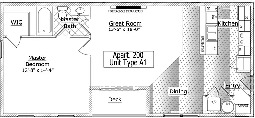 Floor plan A1 Buchanan