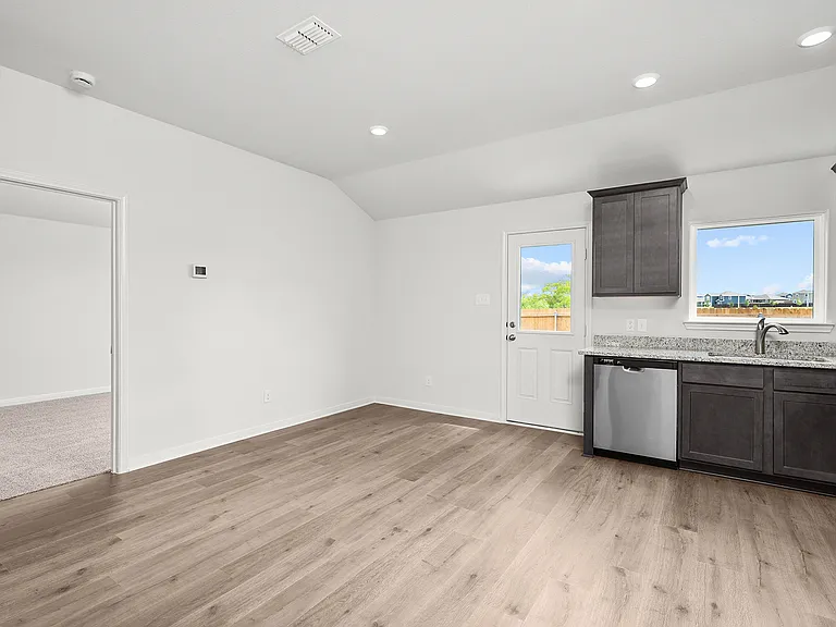 The dining area is a great space to make memories.