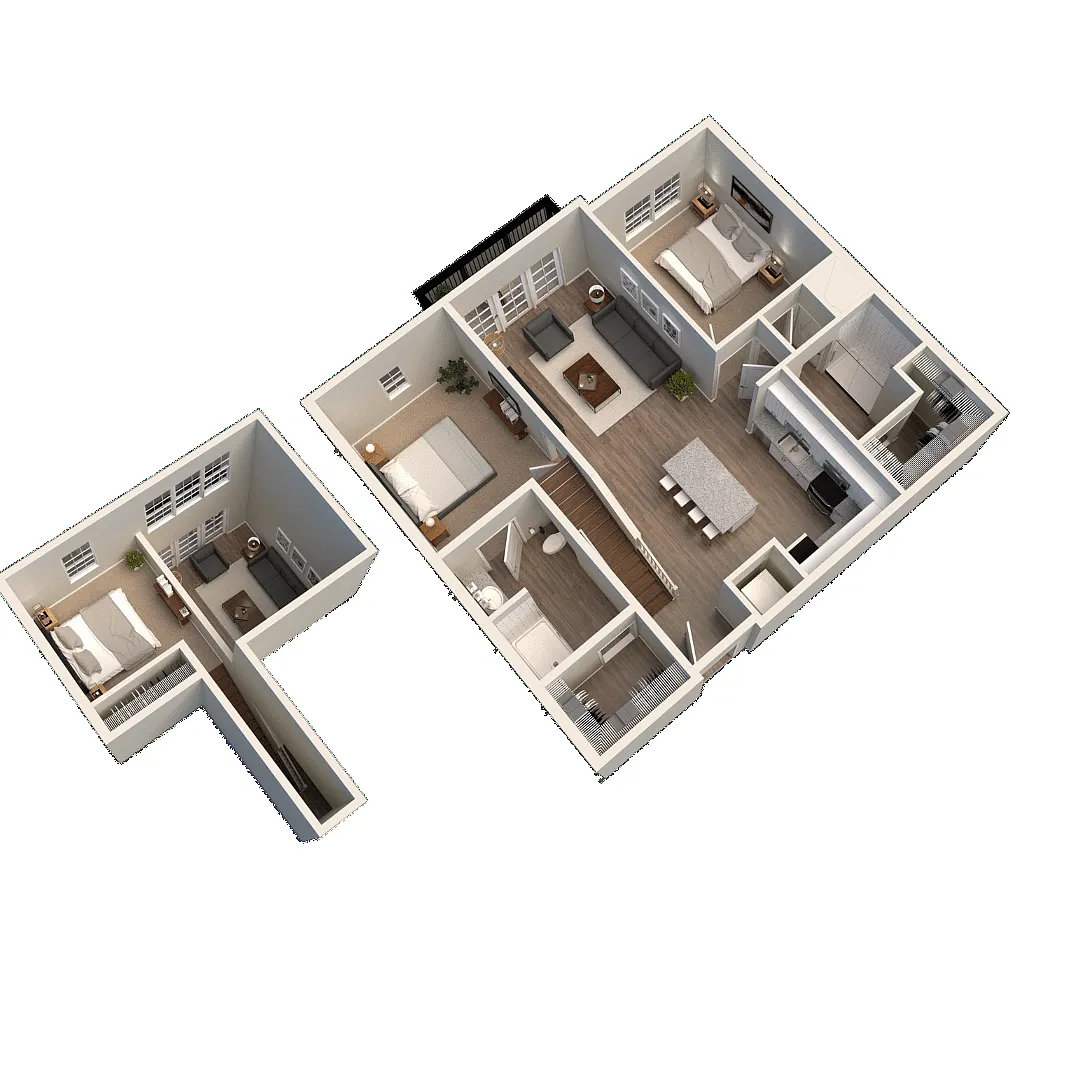 Floor plan 2x2 Loft Phase 2