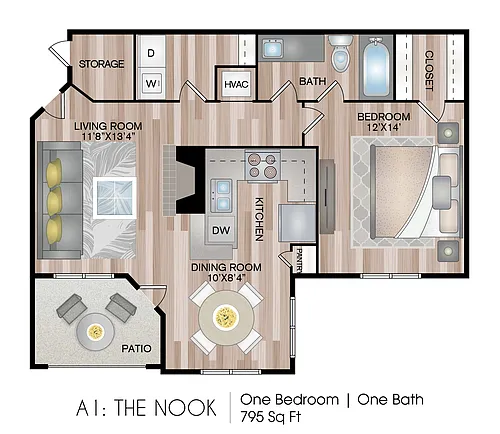 Floor plan The Nook