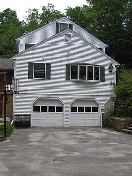 Side view and garages