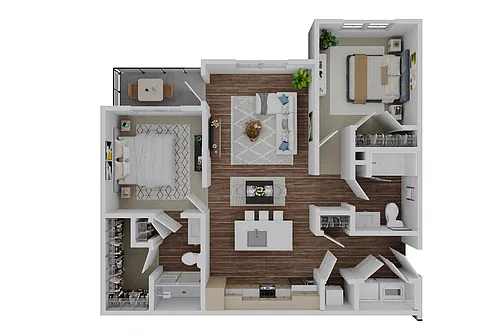 Floor plan The Captain (B1)