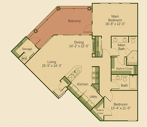 Floor plan B3