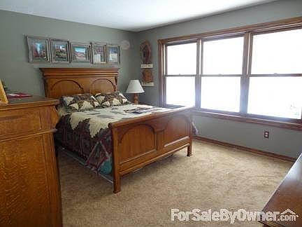 Master Bedroom
						:
						Windows over look you wooded back yard