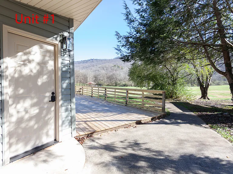 Welcome to 2042 Creek Road Unit #1. Private entrance.
