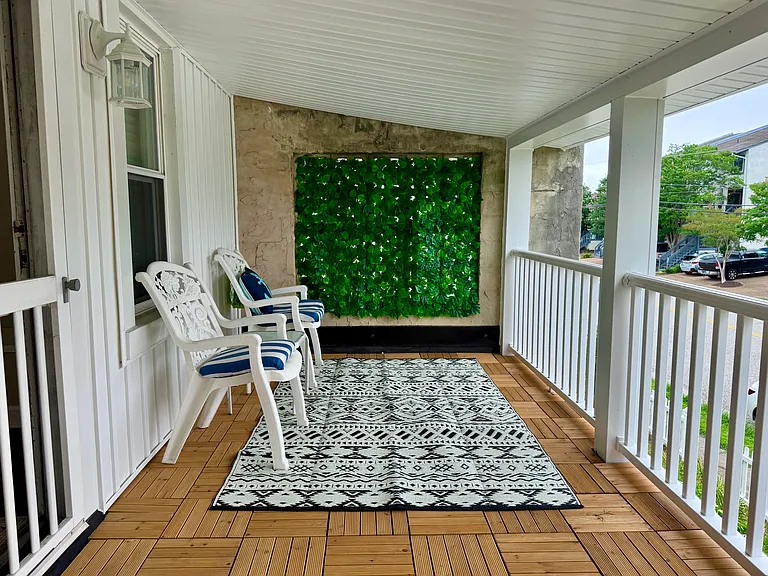 Balcony off of master bedroom.