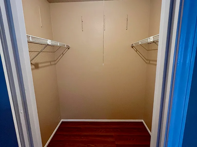 Large walk-in closet for 3rd bedroom.