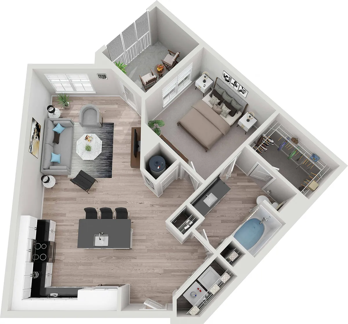 Floor plan A1E