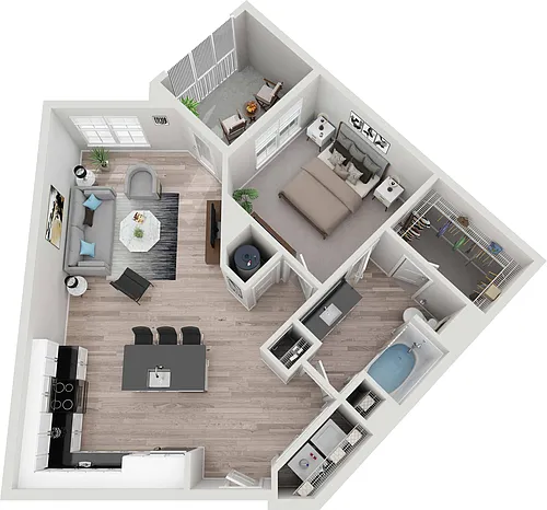 Floor plan A1E
