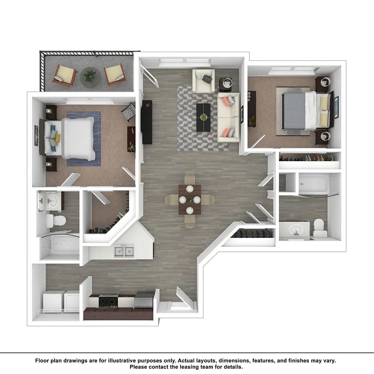 Floor plan 2x2A
