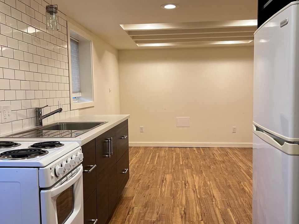 Kitchen looking towards living room