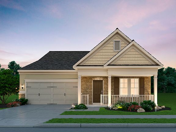 Abbeyville Exterior Rendering - Elevation 5 at Montebello in Sterling, VA.