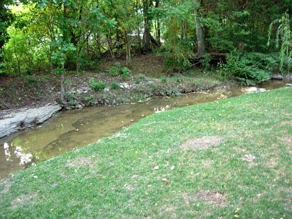 Creek in back