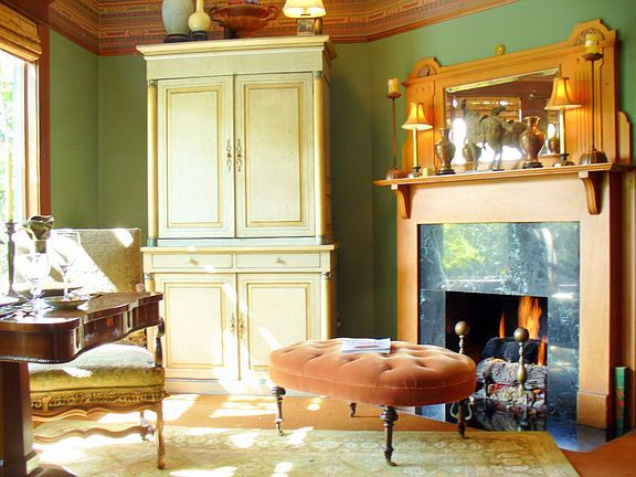 living room fireplace