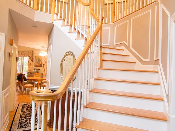 Sun-drenched front hallway