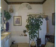 Master Bath is wonderfully large. Features a huge walk-in closet.  