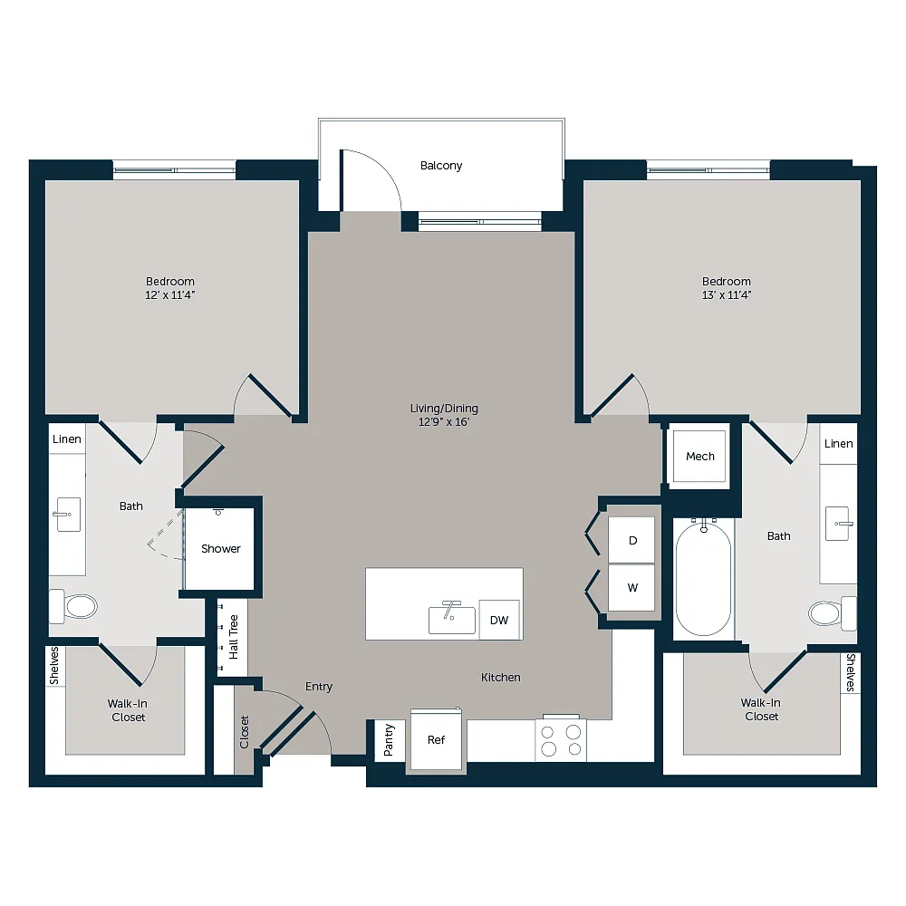 Floor plan Overland