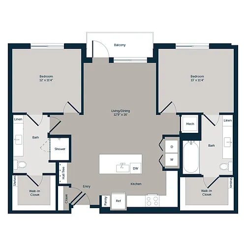 Floor plan Overland