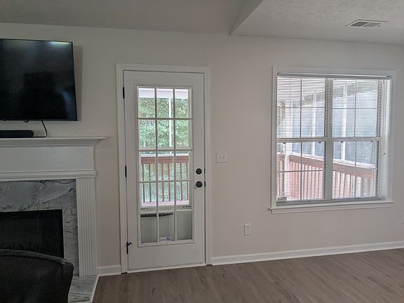 Living room view of balcony