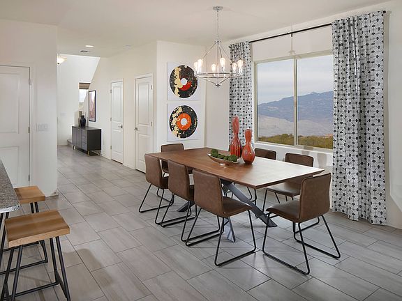 The 2380 floorplan modeled at Hanson Ridge.