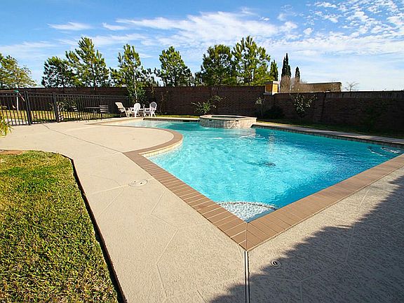 Large pool with beach entry.
