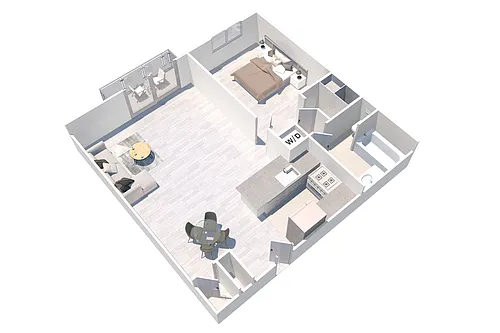 Floor plan One Bedroom