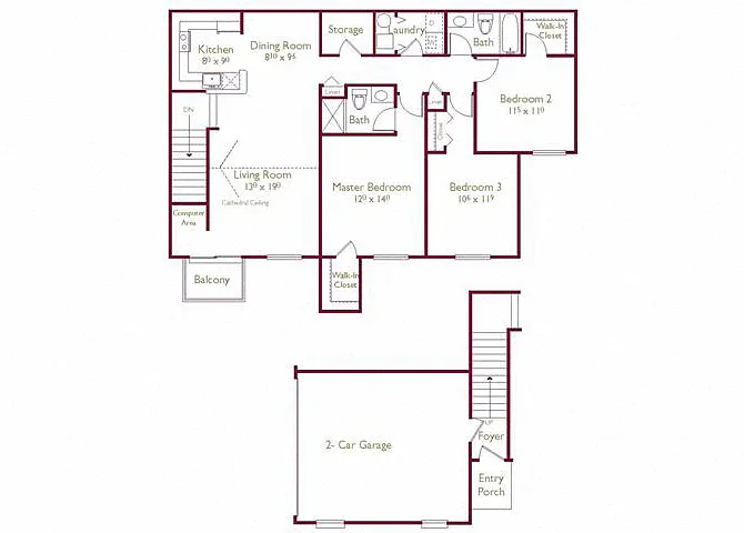 Floor plan Loudon