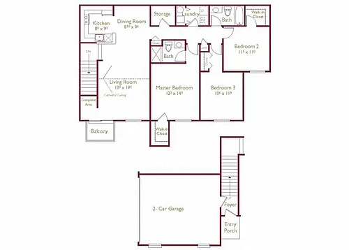 Floor plan Loudon