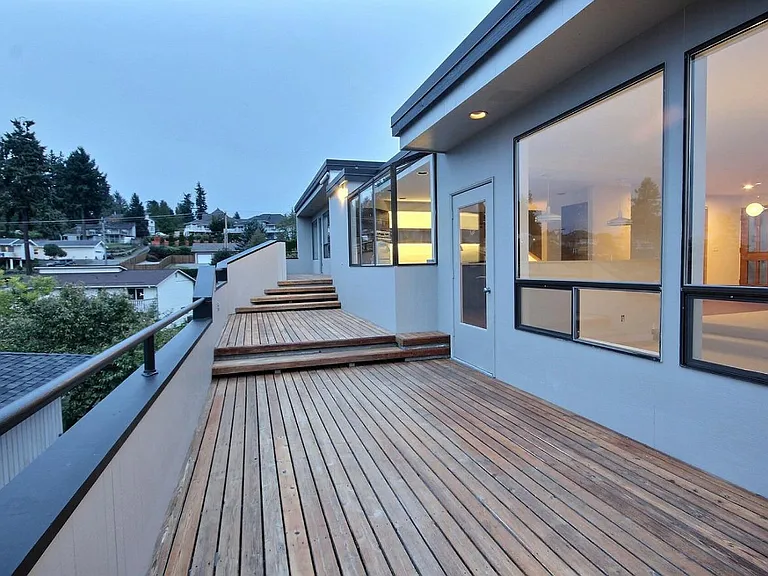 An expansive deck to watch July 4th firework
