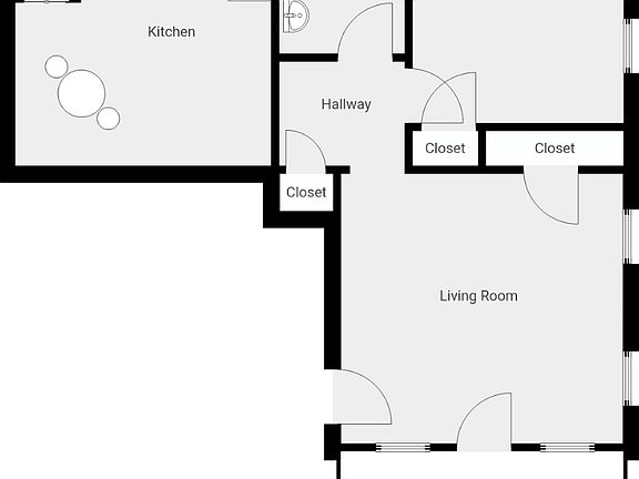 Spacious floor plan!